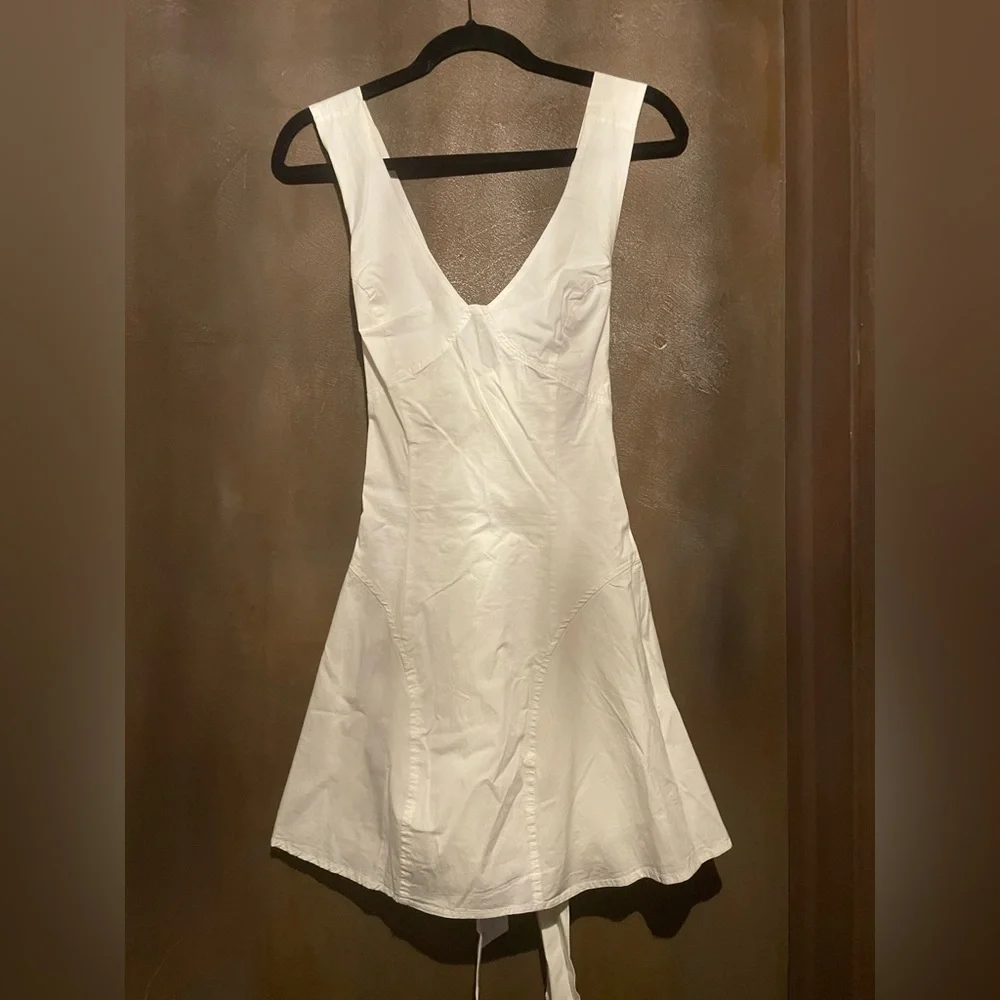 Free People White Midi Dress - Picture 3 of 8